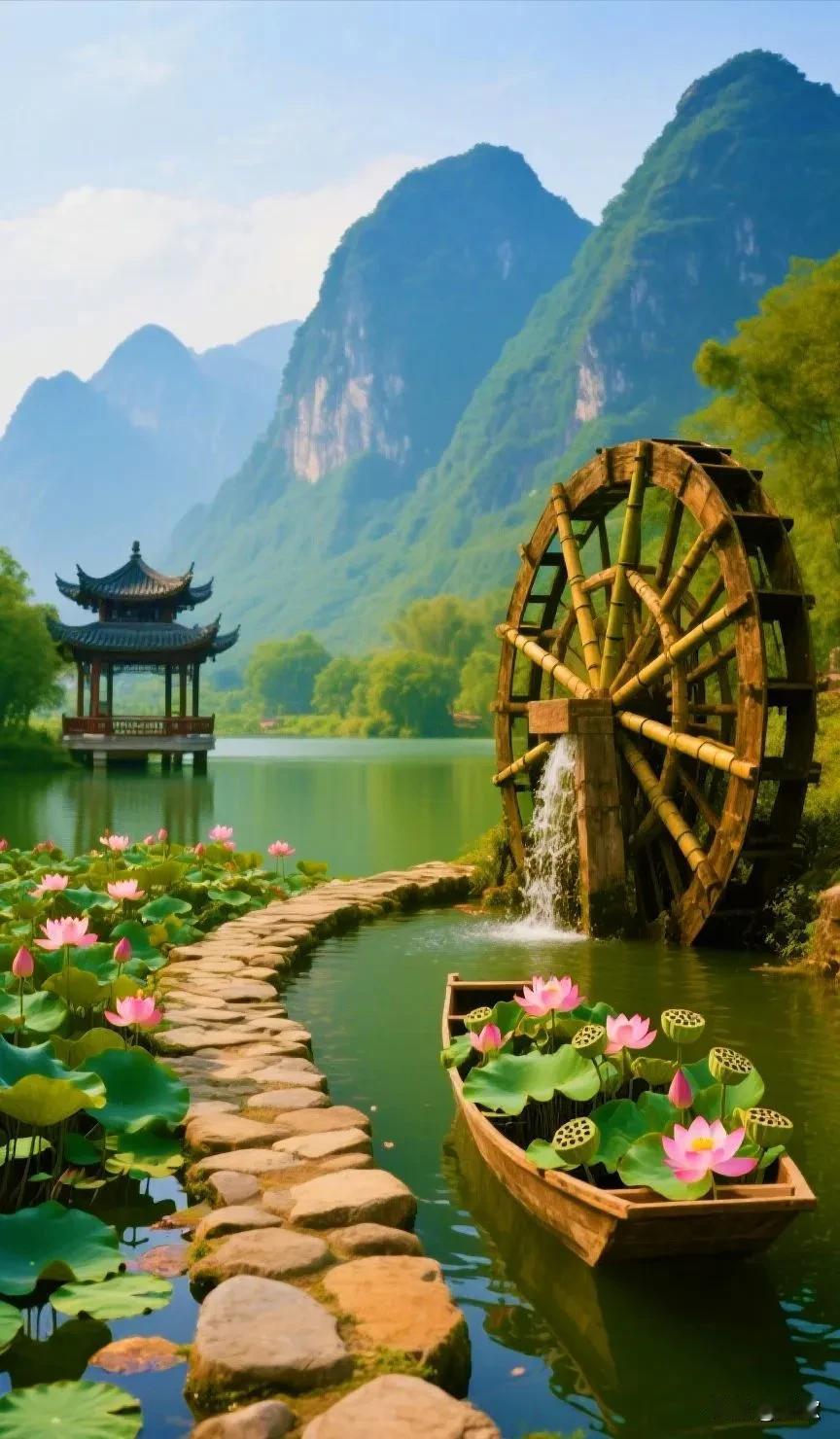 上联:细雨悠悠敲旧瓦下联:炊烟袅袅绕古村横批:岁月静好