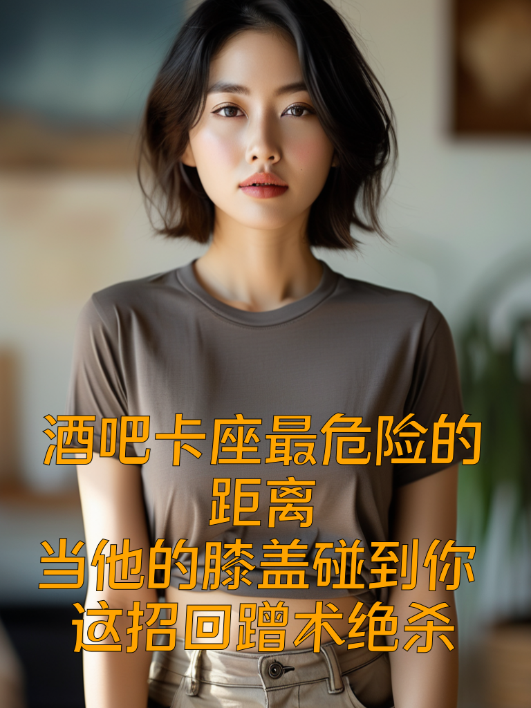 酒吧卡座最危险的距离：当他的膝盖碰到你，这招'回蹭术'绝杀！