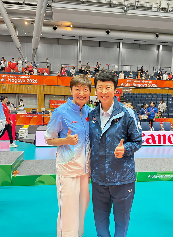 杨昊冯坤亚运会相遇！女排奥运冠军