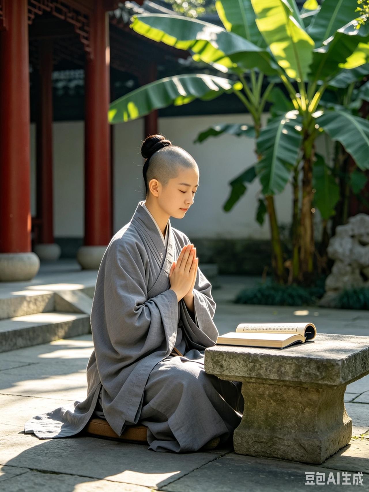 表弟在尼姑庵里当了5年义工，原本干得好好的，可自从3个月前来了一个漂亮的小尼姑之