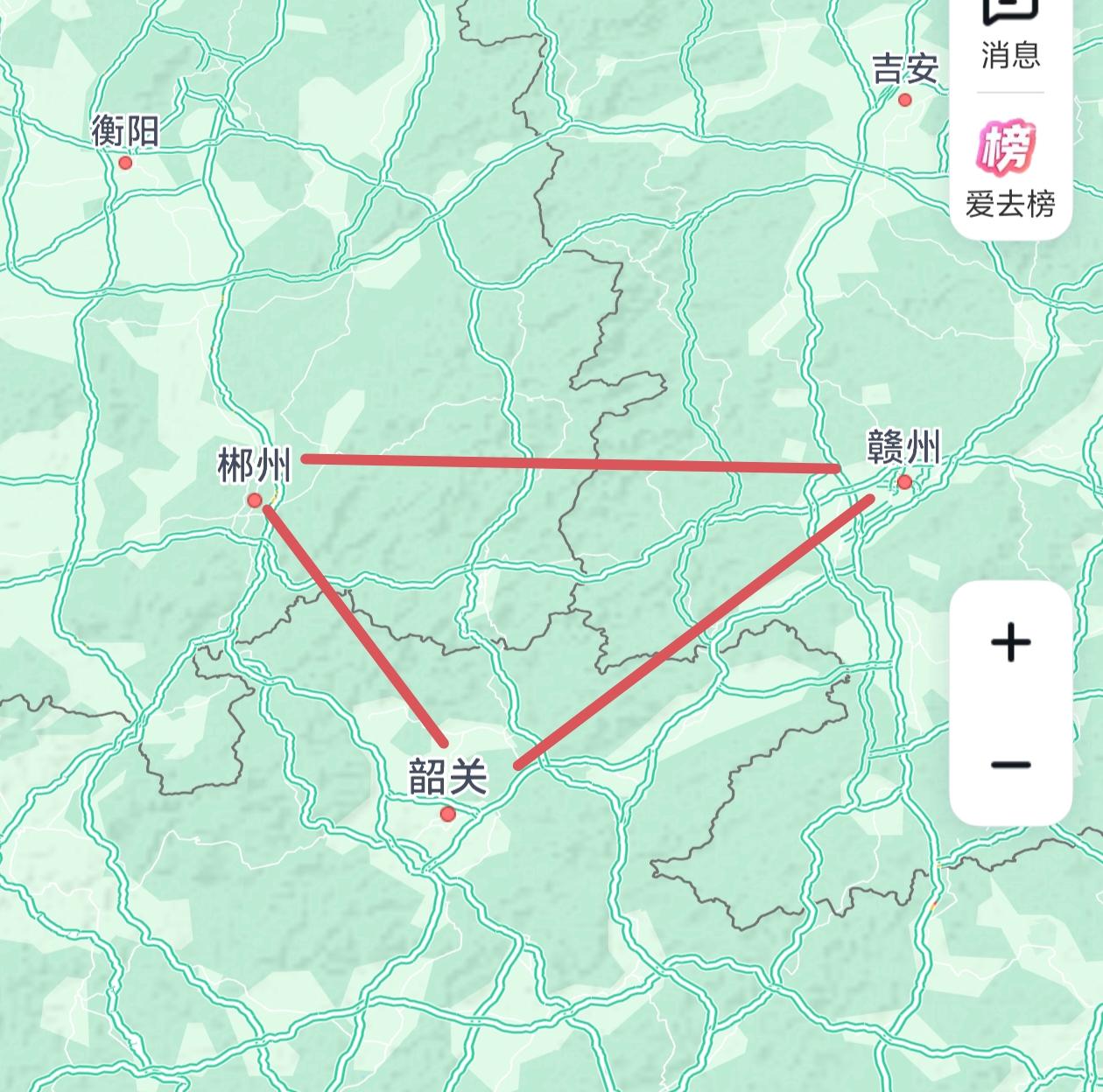 最近去了韶关、赣州、郴州，发现韶关城市建设真的远远落后于周边城市了。韶关城建感觉