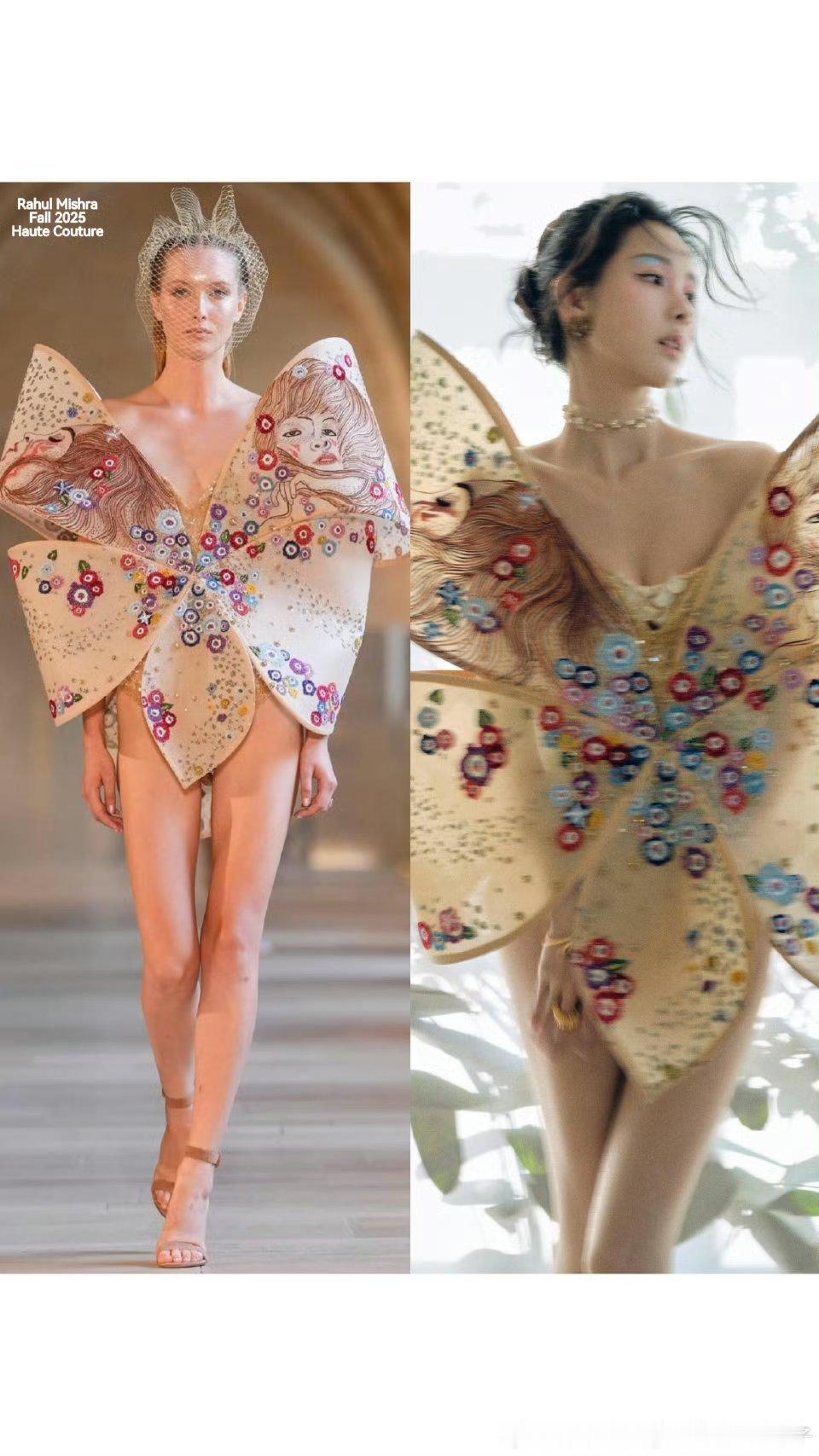 笑得这种衣服也只能勉强摆pose拍图