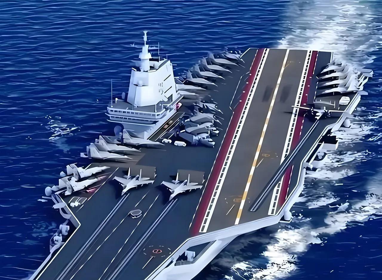 12万吨超级航母真的来了！中国海军开始从