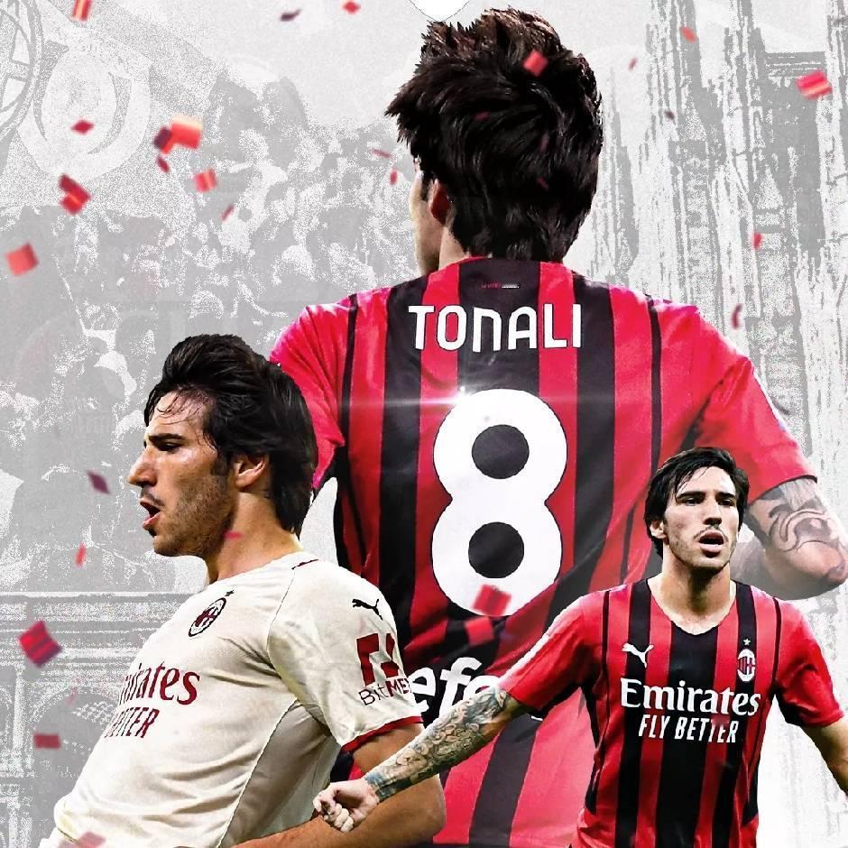 盘点托纳利心中的历史最佳11人：门将：多纳鲁马后卫：特奥、巴斯托尼、克亚尔、