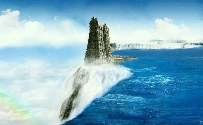 秦皇岛惊现30年一遇带状海市蜃楼！空中列车悬浮海面，太震撼3月28日下午，河