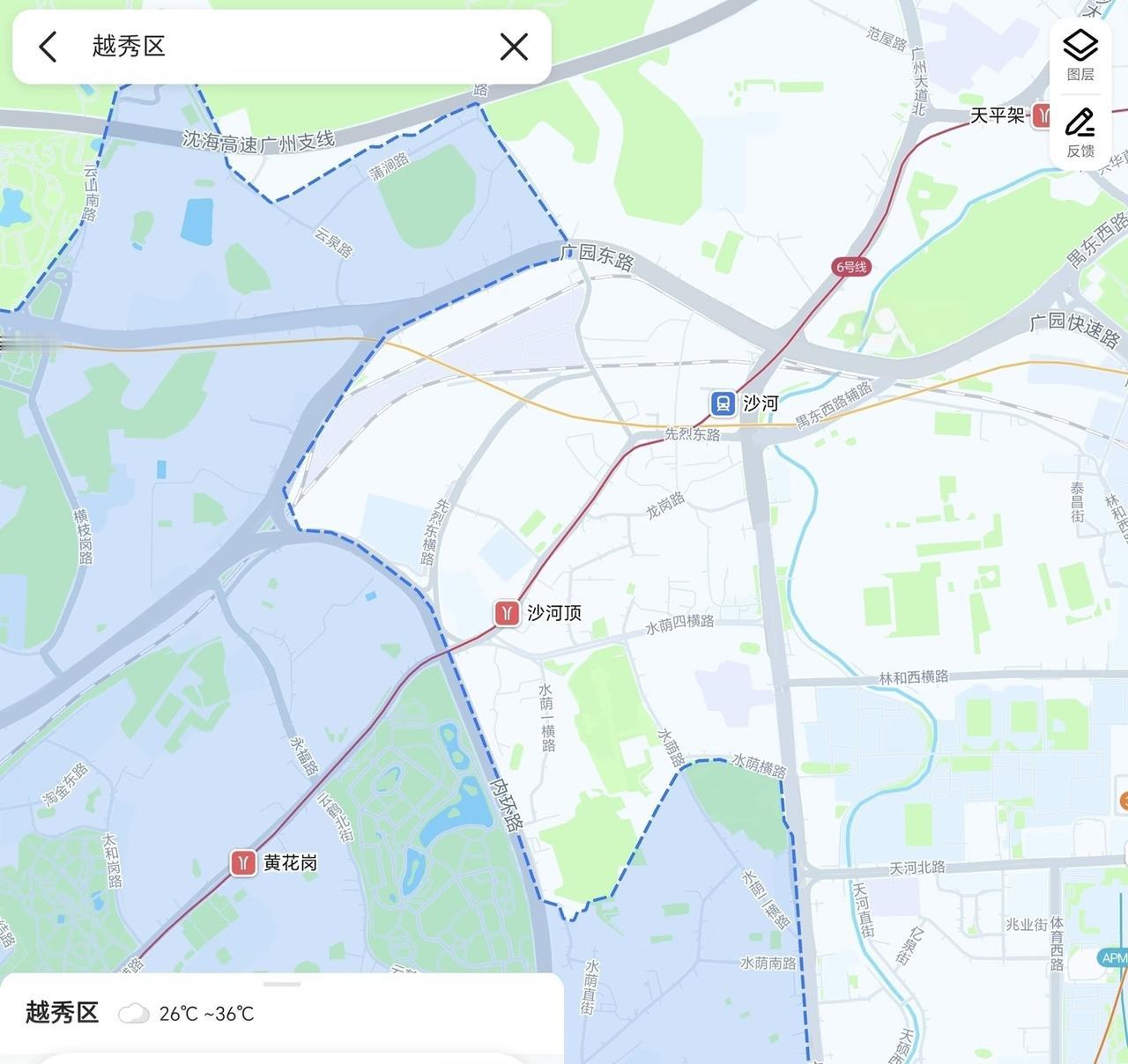 为什么越秀区和天河区的分界划得如此奇怪[笑着哭]天河路在越秀区[笑着哭]