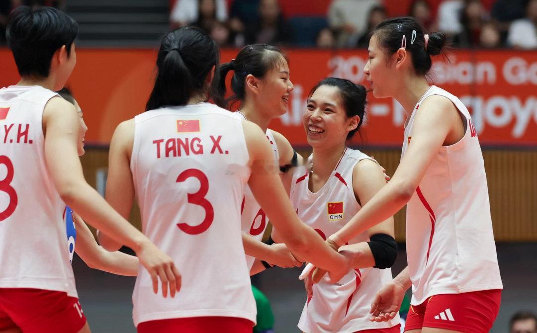 2026年爱知名古屋亚运会半决赛中国女排vs泰国女排第二局：25-21大比分：1