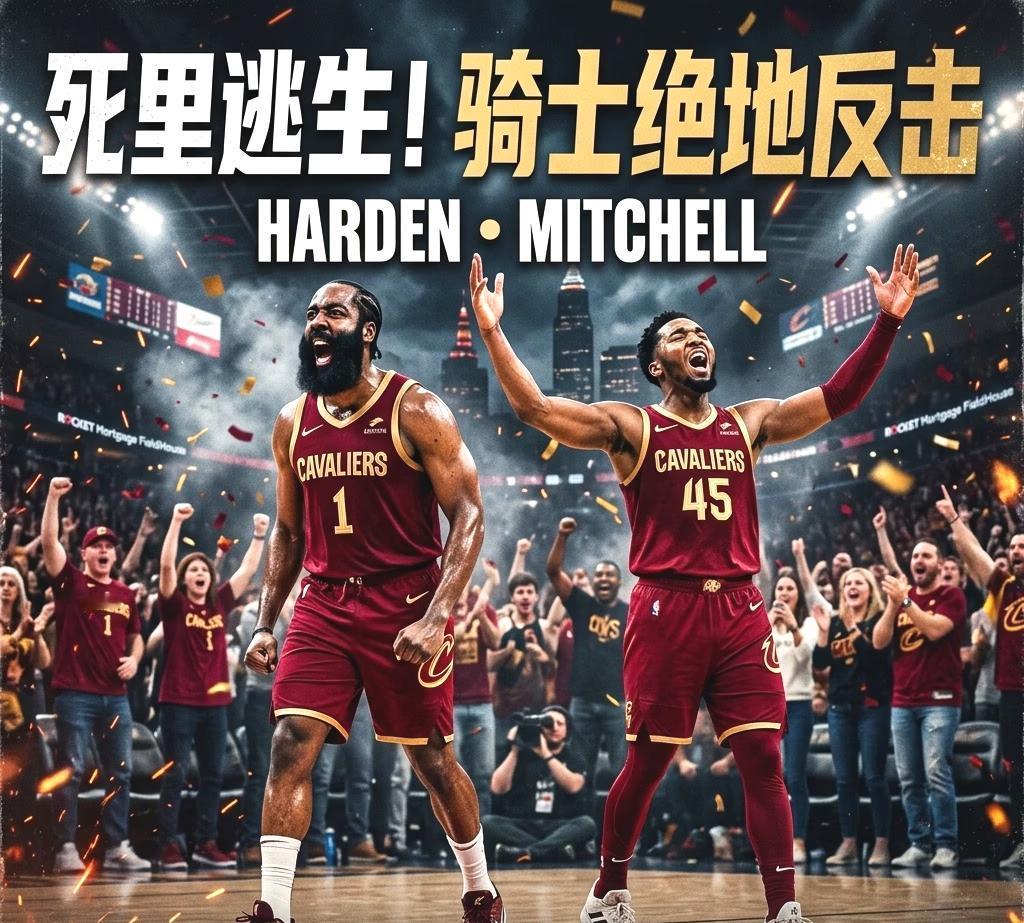 米切尔35+10+4当选今日最佳球员，但我把票投给了90秒连拿7分的哈登！今
