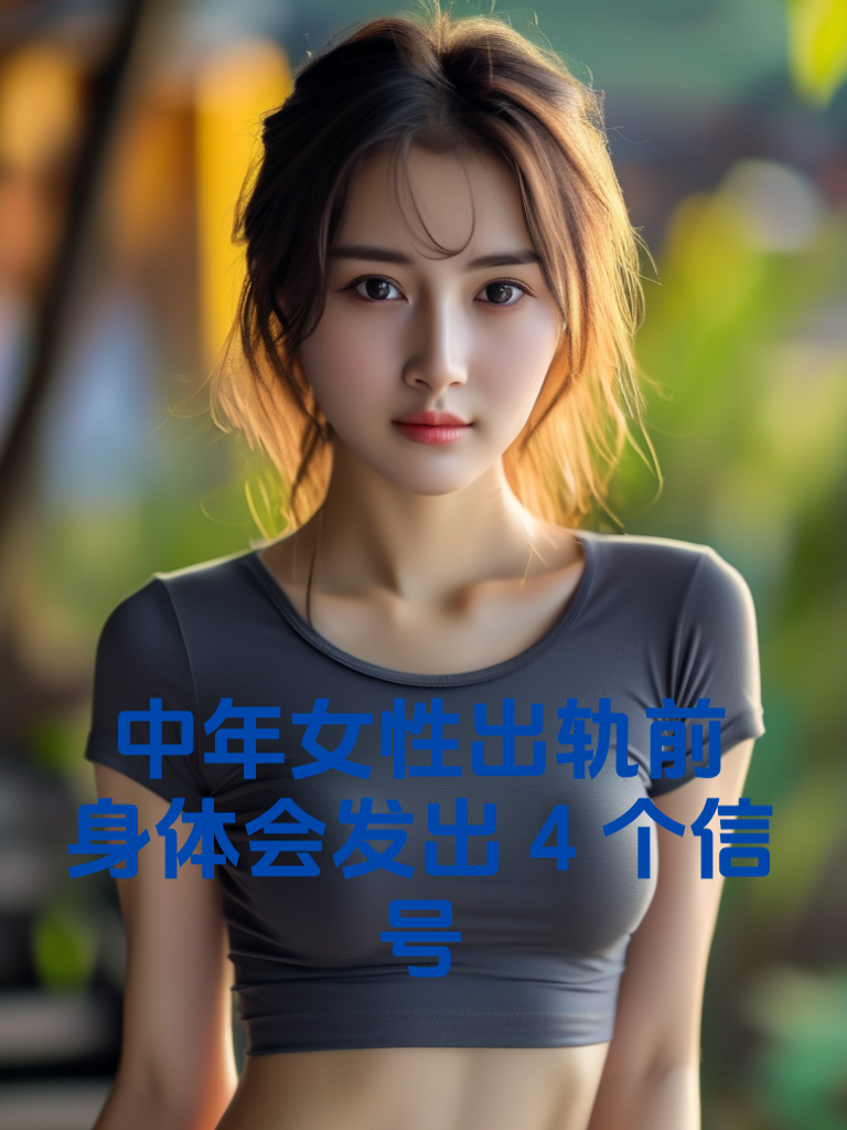 中年女性出轨前，身体会发出4个信号