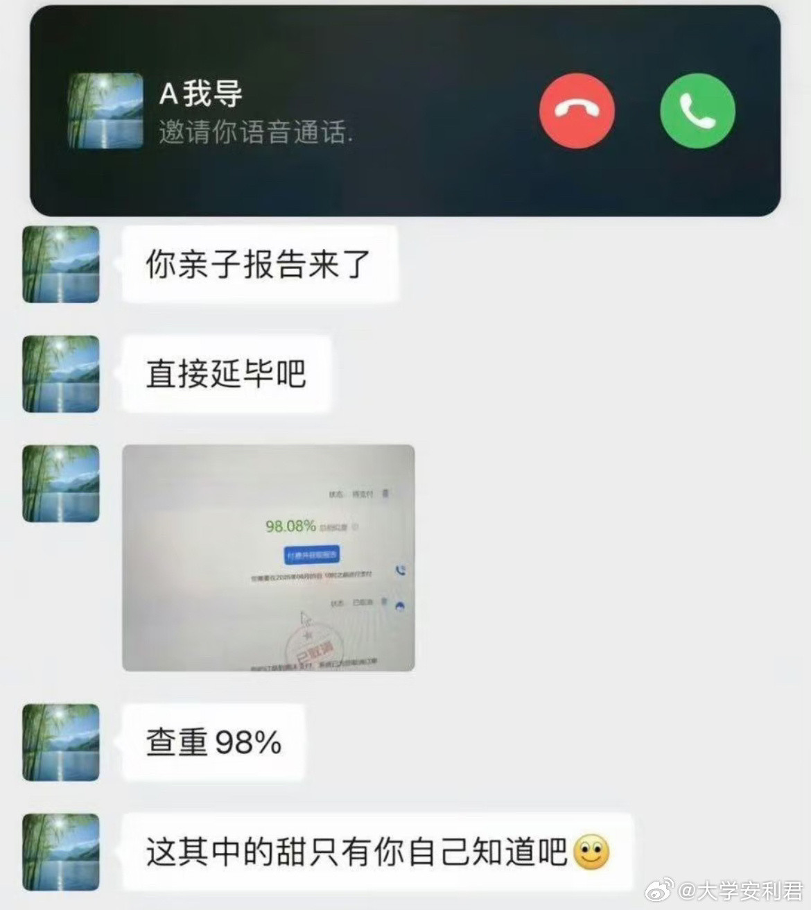 这其中的甜只有你自己知道吧