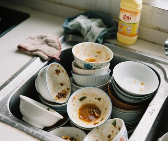 一吃饱饭就洗碗，原来不是全国统一的！有人习惯吃完饭把碗碟送到厨房水槽就开始洗，