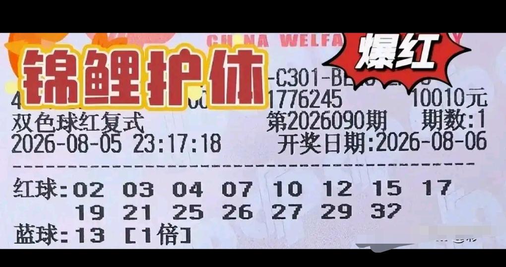不由得心生感慨，我久久盯着这张晒票，心底忍不住替这位彩友倍感惋惜。整张复式红球