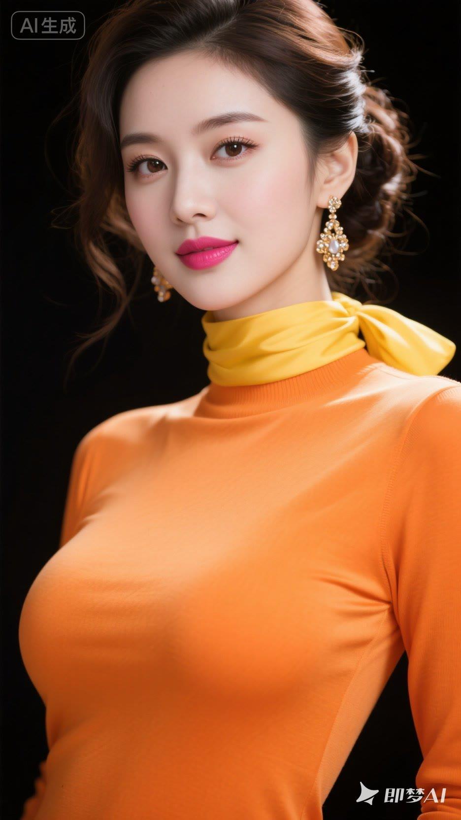 红袖添香夜，美人笑语间。