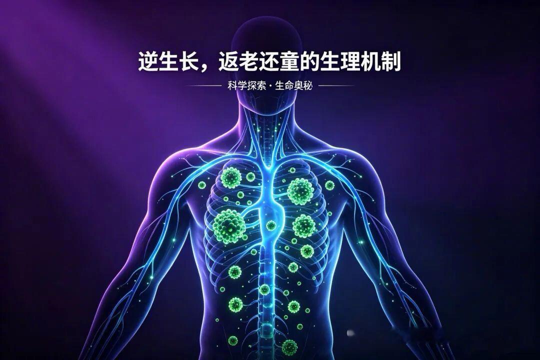 《逆生长，返老还童的生理机制》生活中我们总能见到这样一类人：同龄人慢慢长出皱纹、
