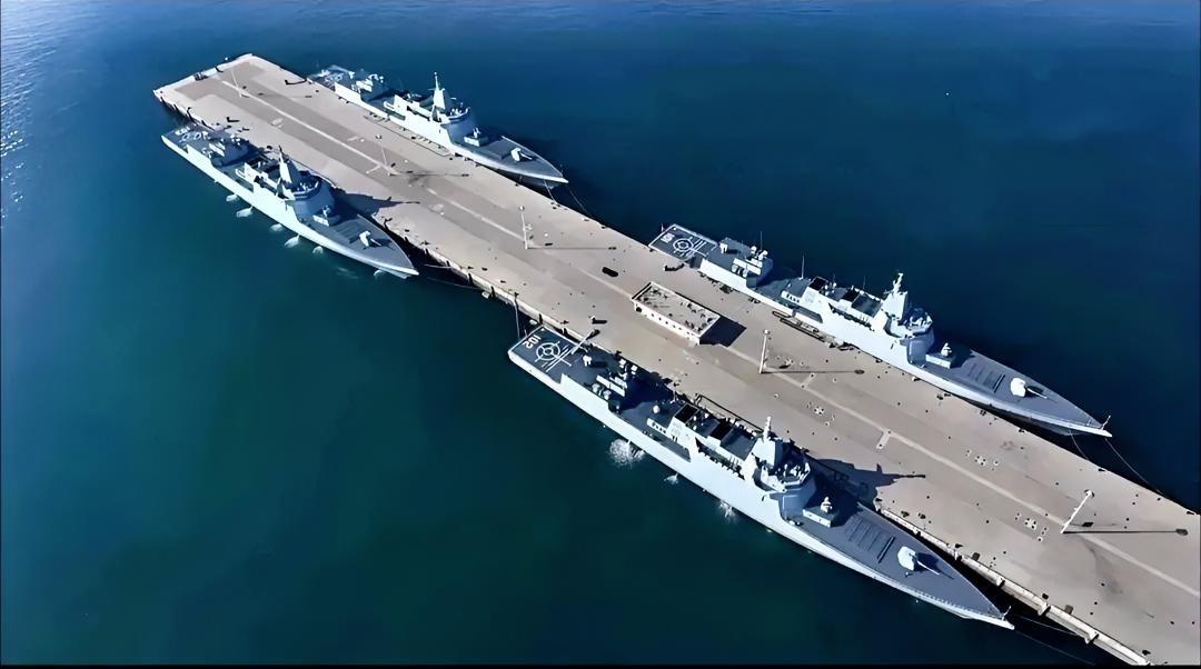 近日，解放军北部战区海军101“南昌舰”、102“拉萨舰”、103“鞍山舰”、1
