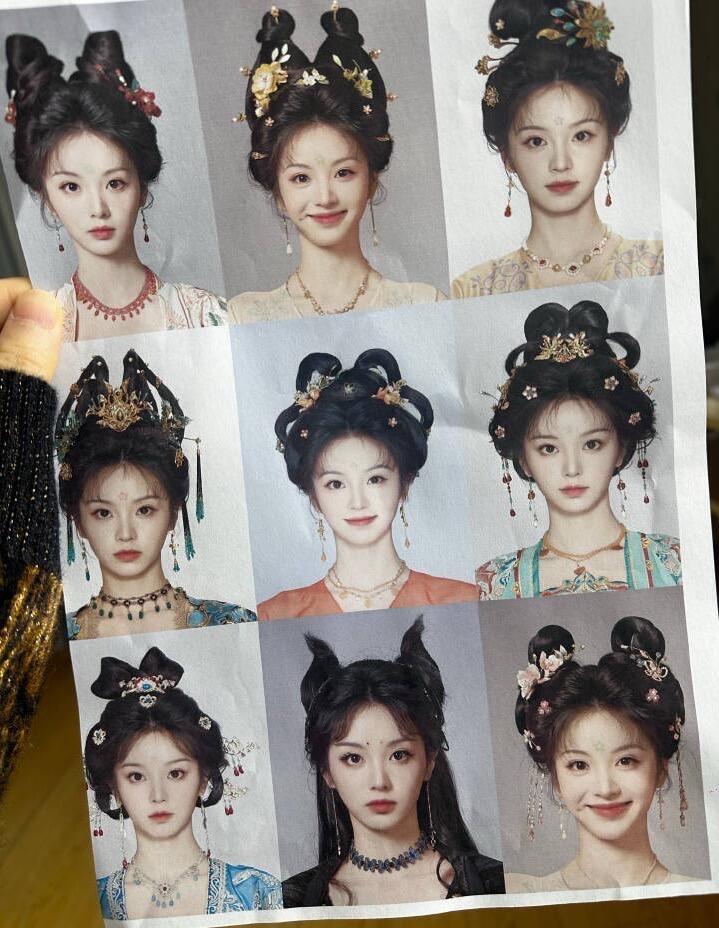 子夜归给田曦薇做的造型喜欢哪个?​​​