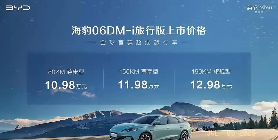 这还怎么玩？海豹06旅行版诚意是太足了，入门版都有冰箱，还有电动尾门，还有座