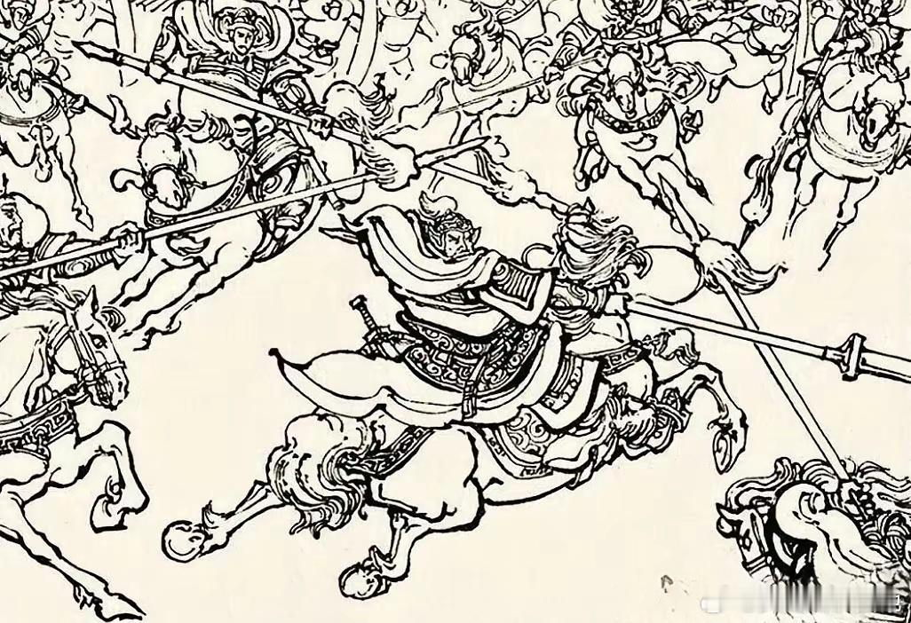 三国马谡刚愎自用，导致街亭失守。魏将张郃又将赶来救援的蜀将困在核心动弹