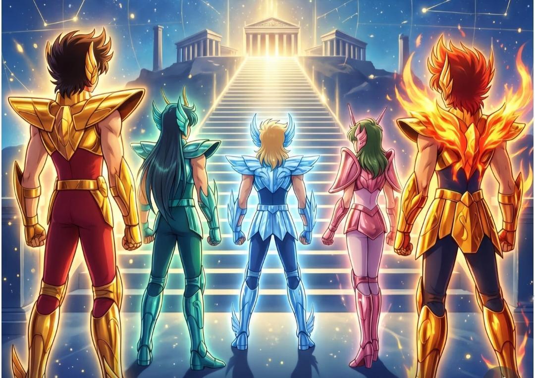 《圣斗士星矢》五小强闯黄金12宫，贡献度排名。第五名星矢，基本什么都没干。金牛