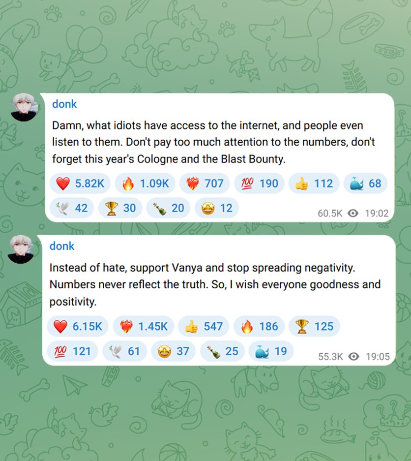 支持驴友! donk社交媒体发声, 力挺下放队友zweih