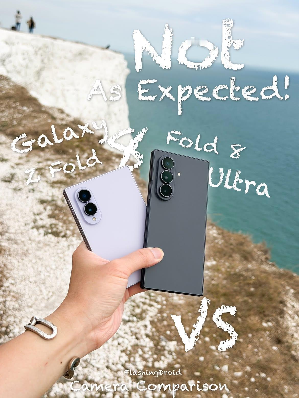 新一轮相机对比来了！这次登场的是三星GalaxyZFold8和ZFo