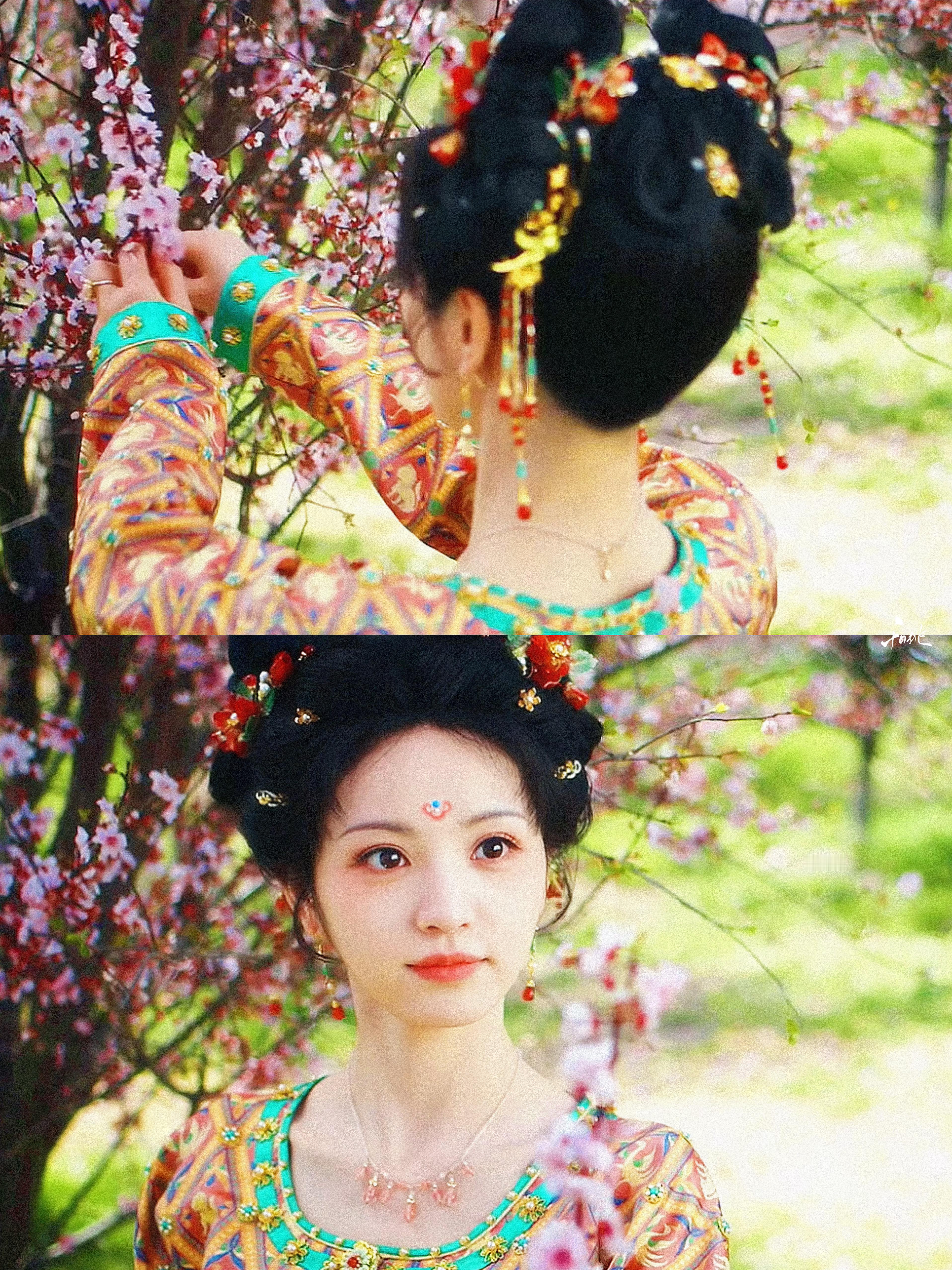 田曦薇猫猫和花花真的很配武祯花美人更美！​​​