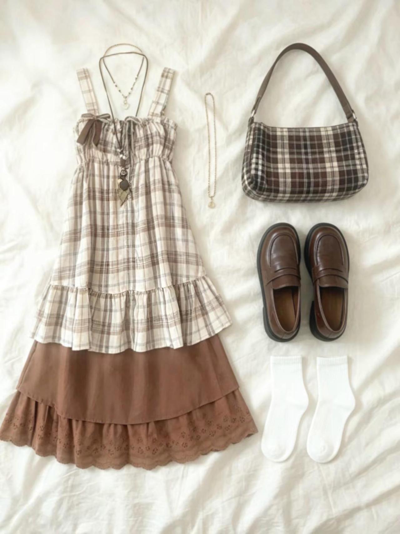 古早少女感穿搭～日系穿搭古早味少女感穿搭ootd