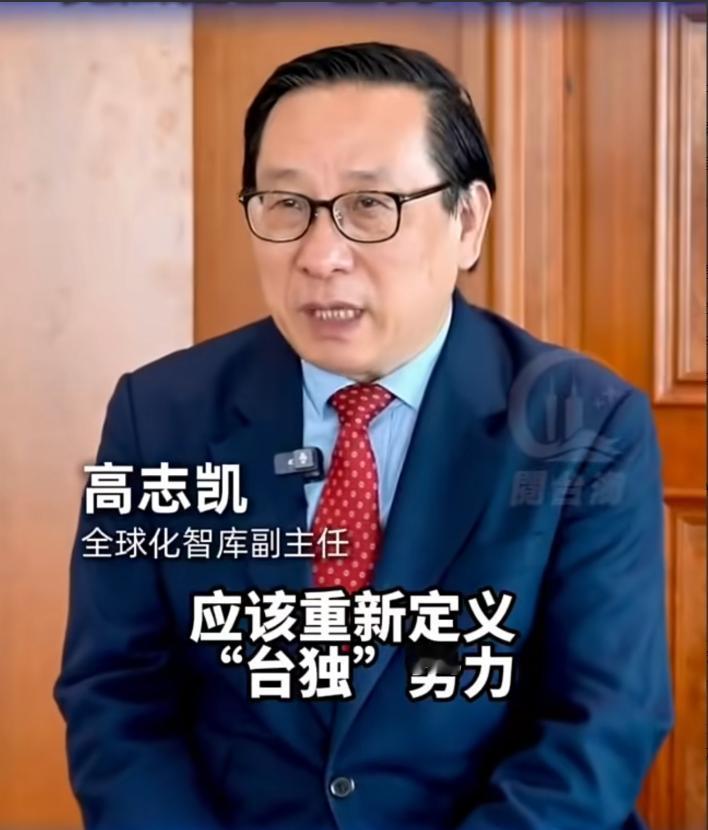 高志凯表示，台湾有一部分顽固势力实际上是“日裔台湾人”，他们的祖先可能在1895