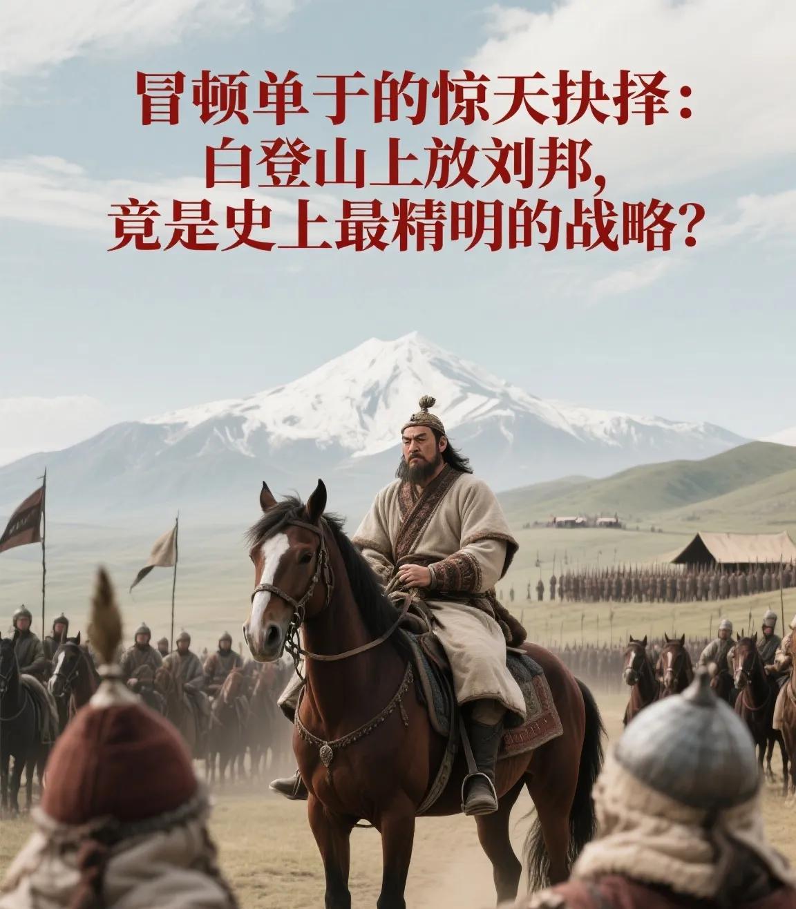 冒顿单于的惊天抉择：白登山上放刘邦，竟是史上最精明的战略？