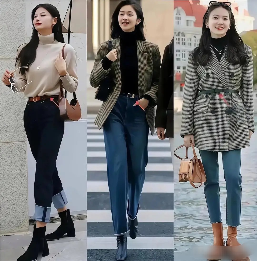穿来穿去，我终于明白，还是“裤子+靴子”最懂中年女人的体面