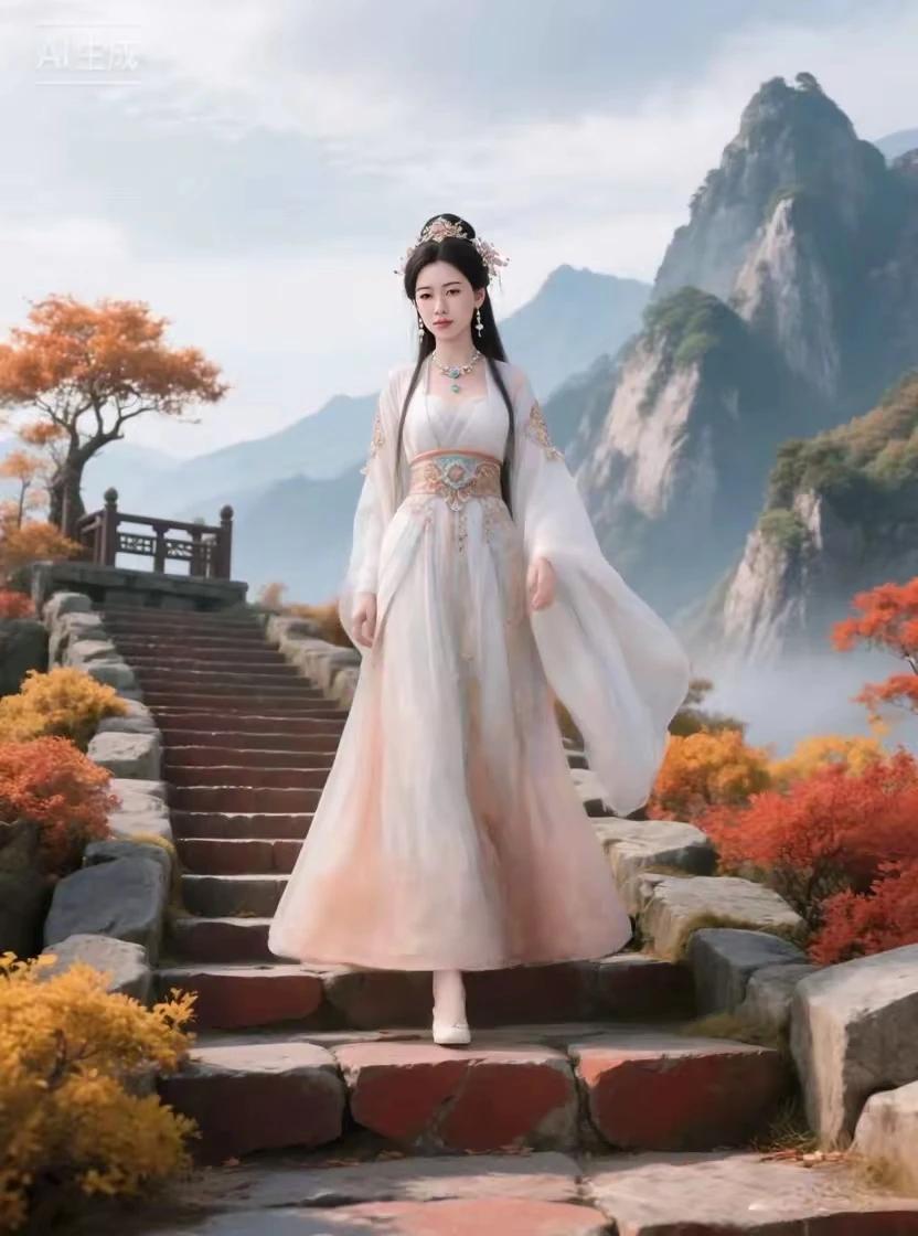 此女只有天上有，人间难得几回闻。