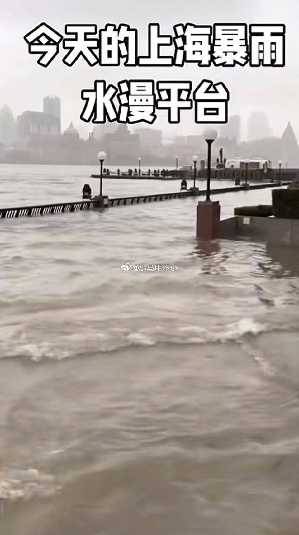 上海的朋友还好吗？黄浦江水位逼近4.8米警戒线