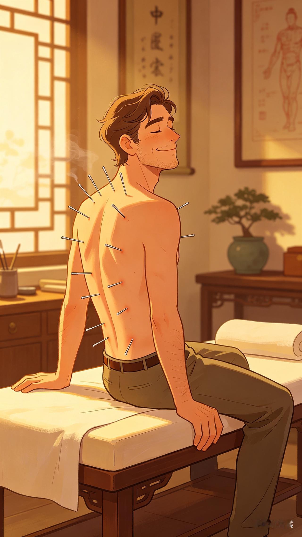 放松身心，享受中医按摩的舒适时光！🌿💆‍♂️