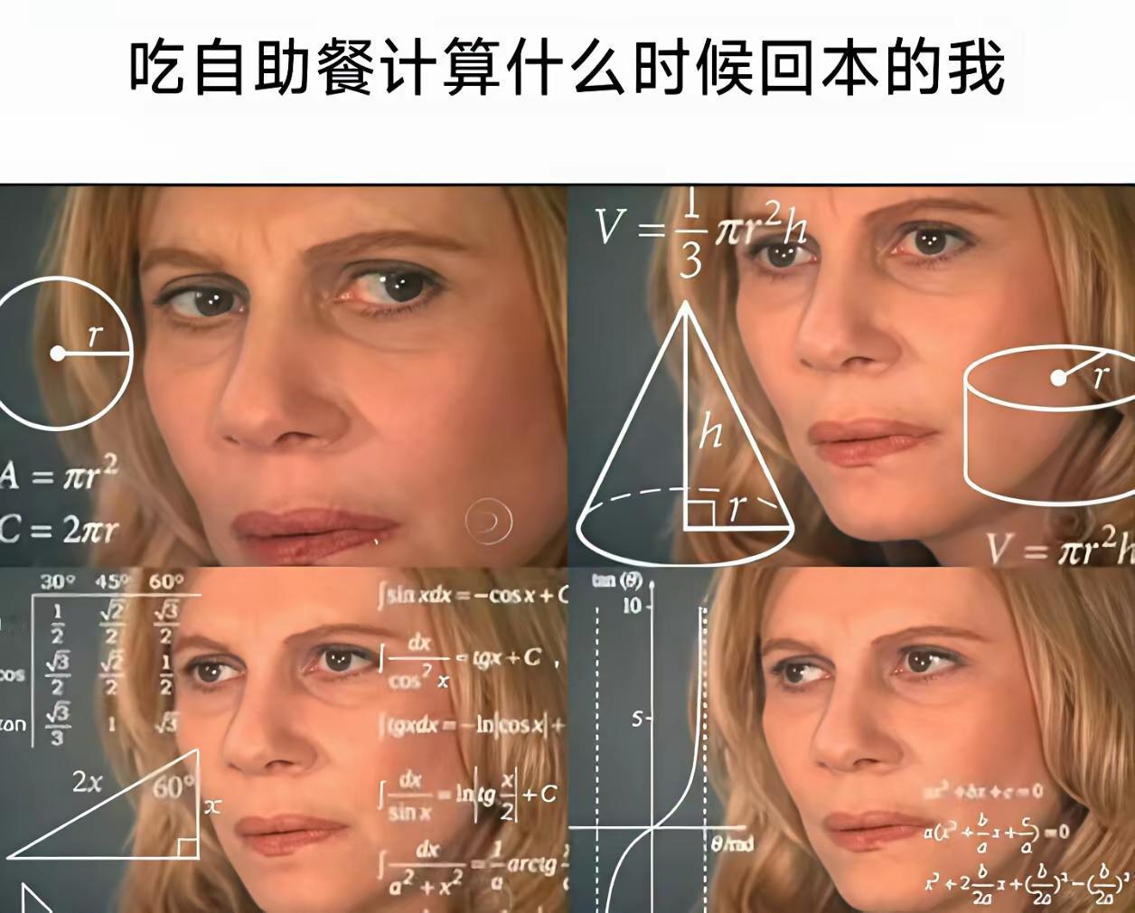 哈哈，吃自助餐是这样的[笑着哭]