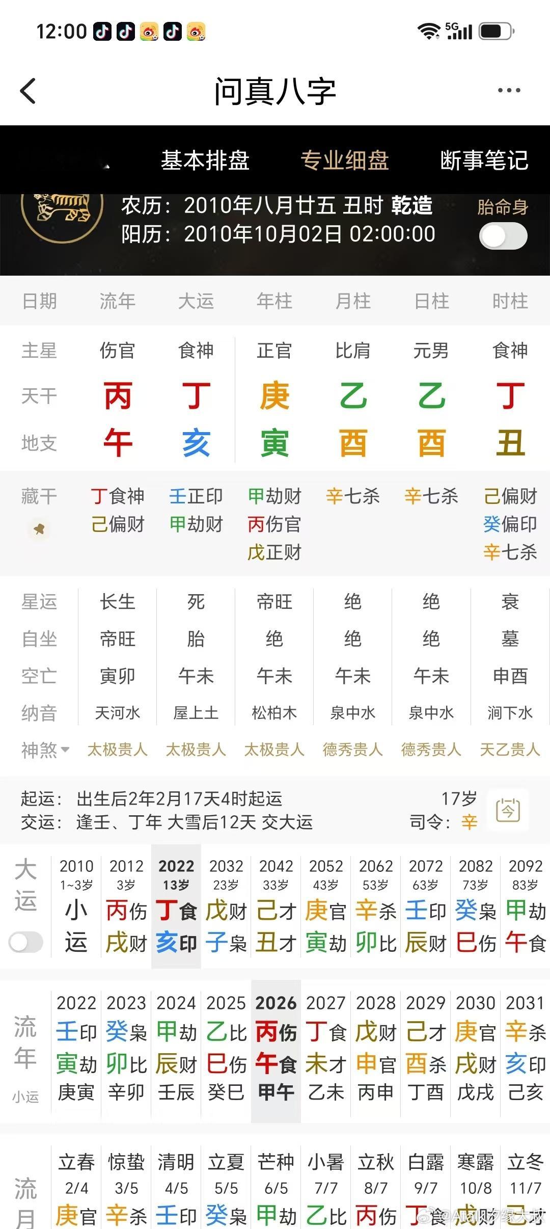 可怜的小男孩，13岁抑郁症自杀身亡日元乙木，天干乙庚相合，地支寅酉相绝，酉酉自刑