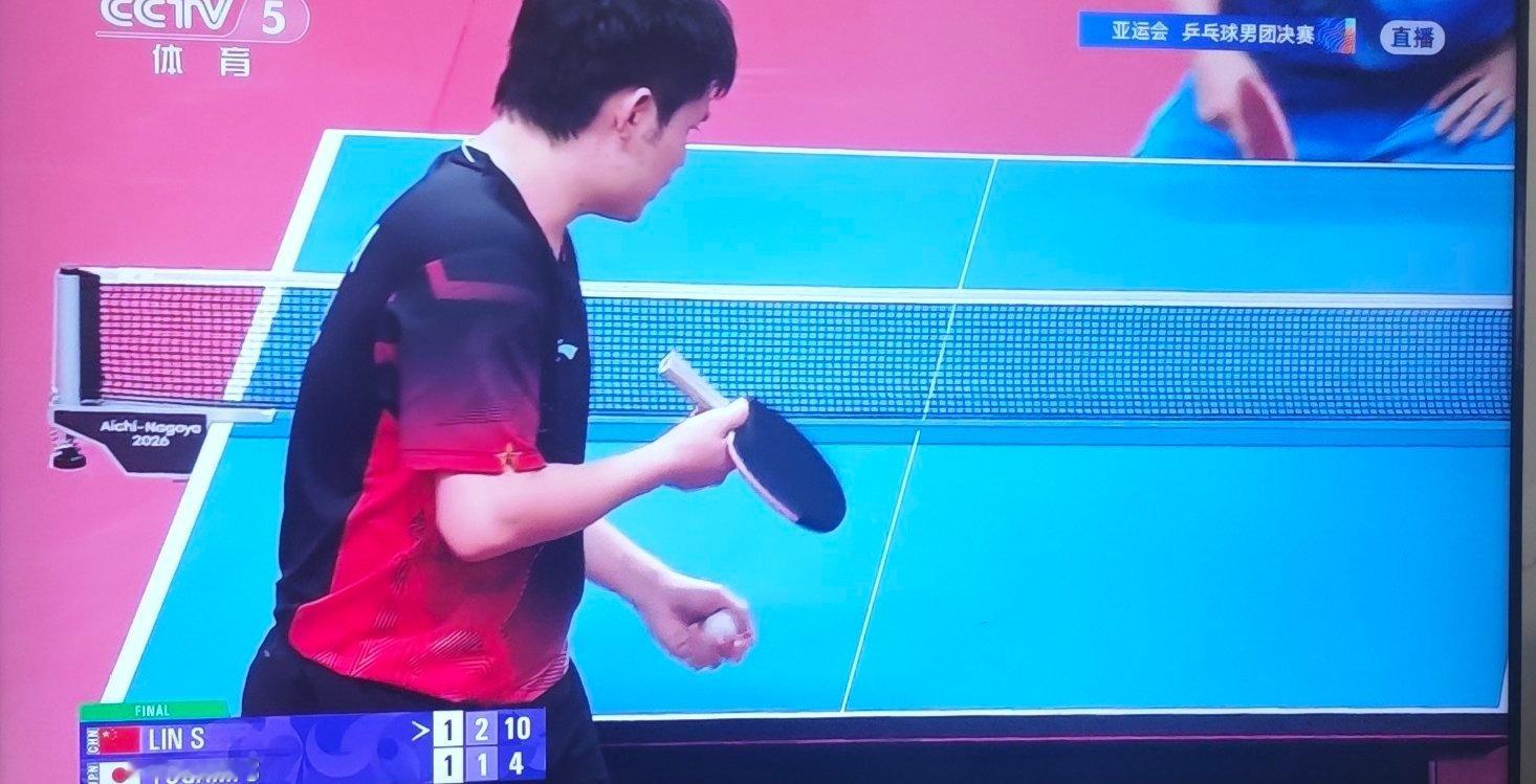 #中国vs日本乒乓球男团决赛对阵#林诗栋可以，打出了战术的感觉，中国2:1领先温瑞博1:3输张本智和
