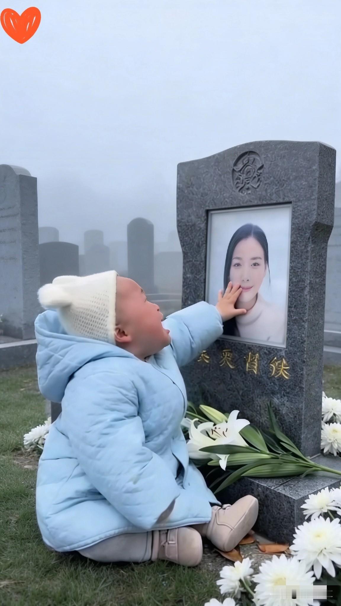 泪涌，离世八个月的妻子托梦给丈夫说：很想宝宝，有空的时候把宝宝带来，看看又长点没