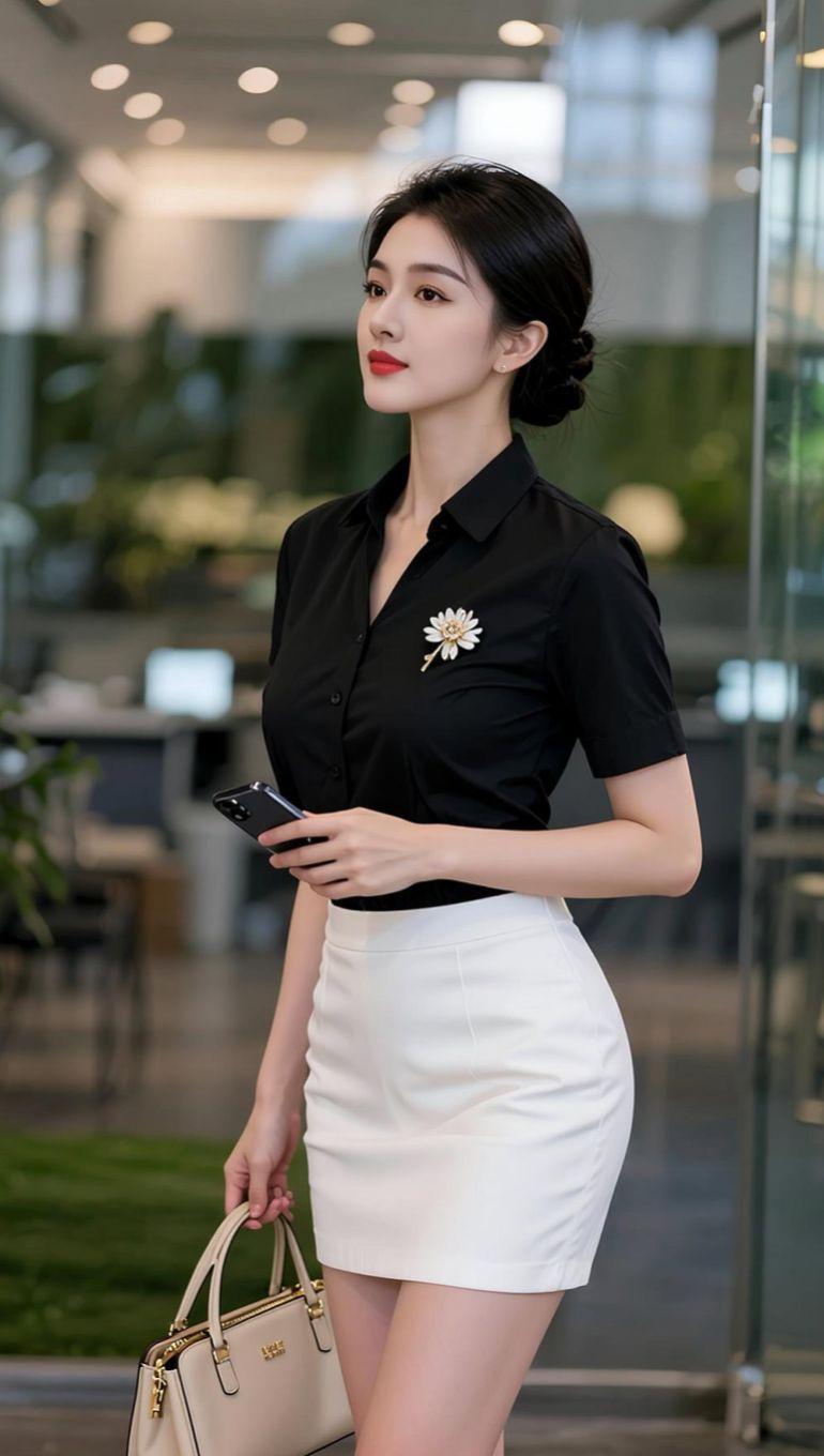 AI职场气场写真随变ai随便玩职场女性优雅气质氛围感美女