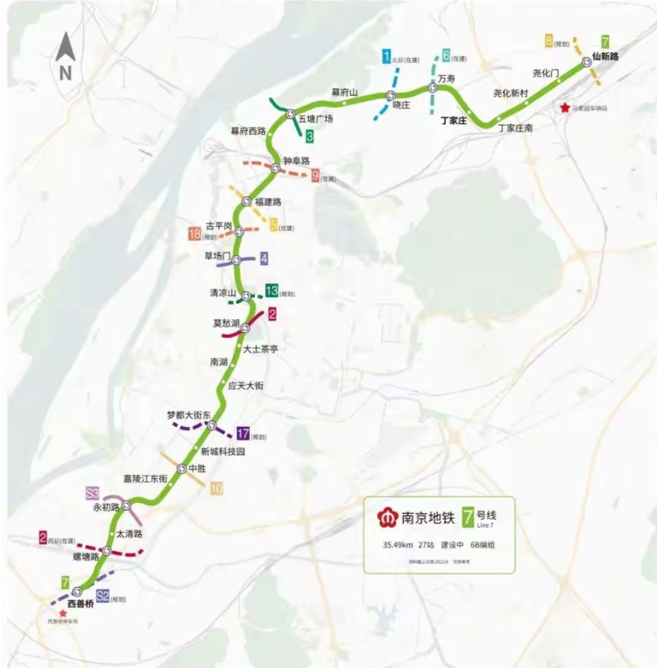 地铁7号线：南京城市血脉的跃动新章近期，南京地铁7号线即将如约驶入市民生活。