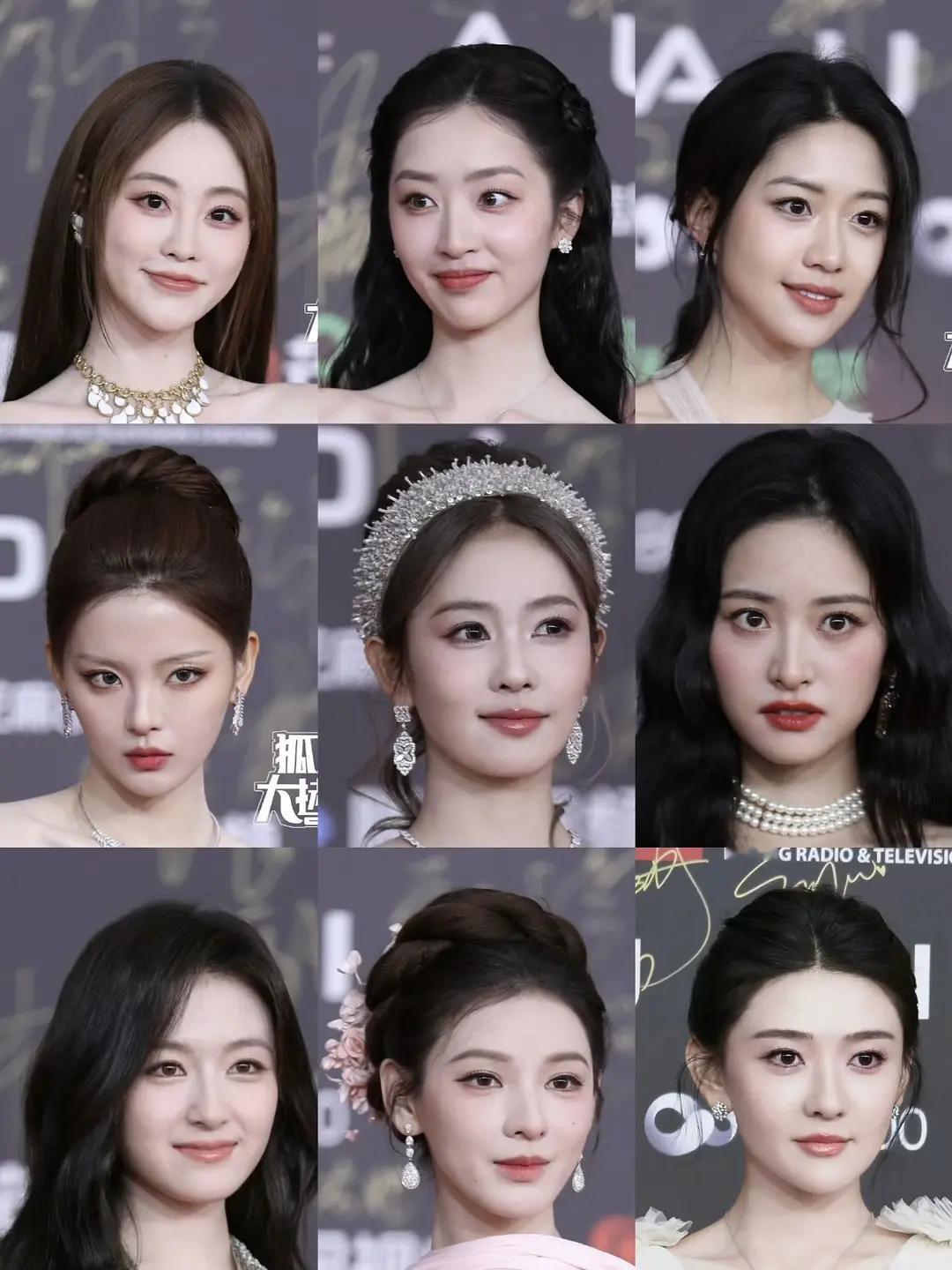 男女明星微博视界大会怼脸生图，我发现好多明星脸歪嘴斜啊。​​​