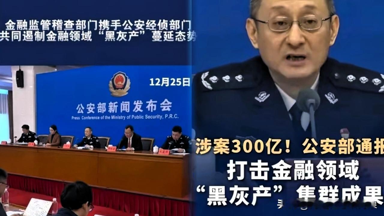 12月25日公安部的通报，直接给金融乱象一记重拳，看着真让人拍手称快！不少