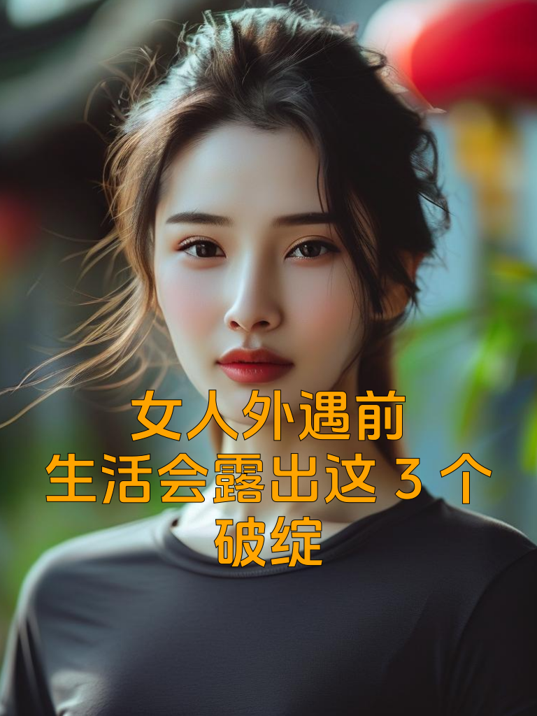 女人外遇前，生活会露出这3个破绽