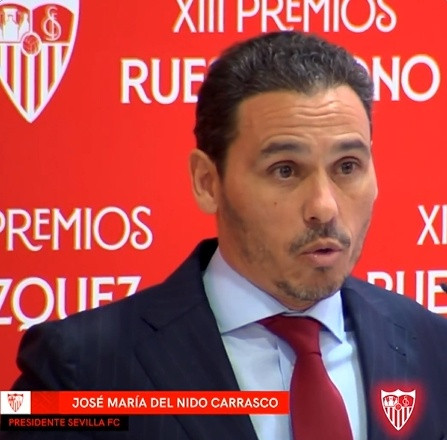 塞维利亚主席: 战胜巴萨后我们仿佛登上了月球, 这场胜利提振士气