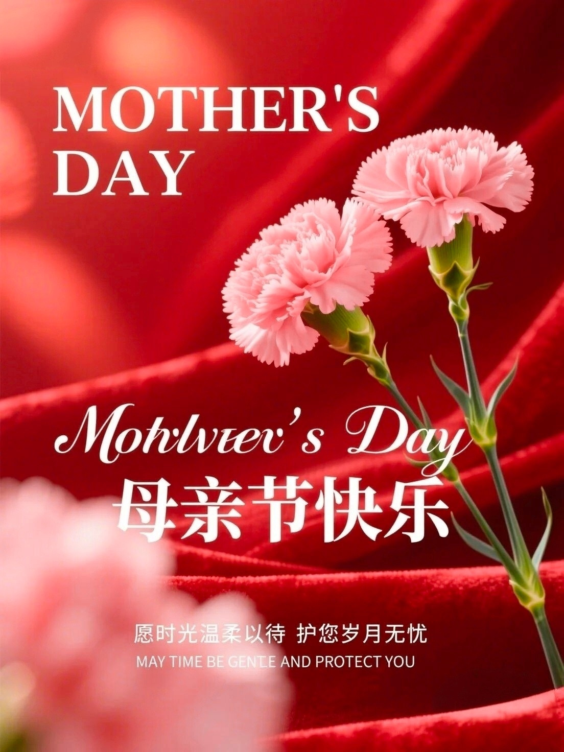 𝗛𝗮𝗽𝗽𝘆𝗠𝗼𝘁𝗵𝗲𝗿'𝘀𝗗𝗮𝘆母亲节只是五月