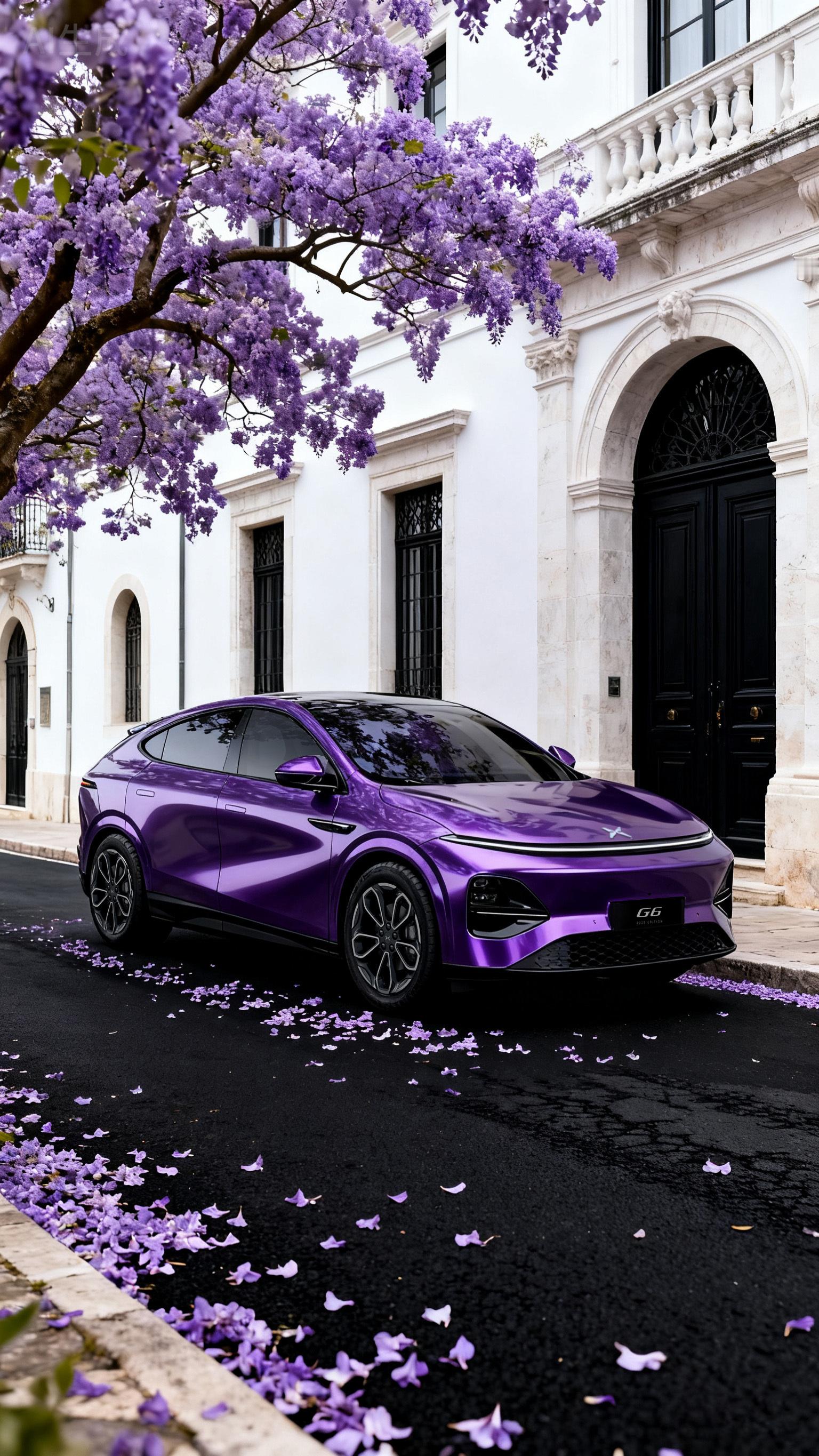 小鹏汽车琉光紫限定改色上新不是，猛男紫？小鹏汽车官方改色迎来新一波上新，「琉光