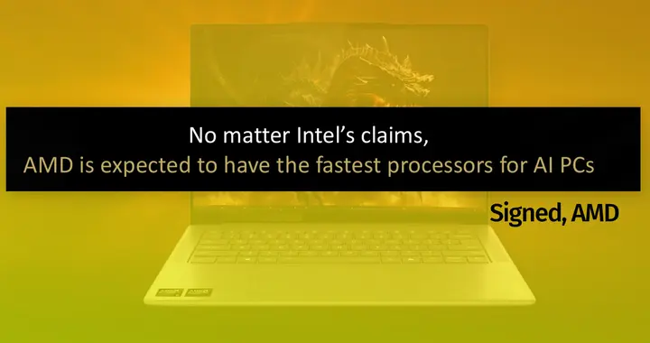 AMD正面开炮! Intel说啥都没用 我就是最强