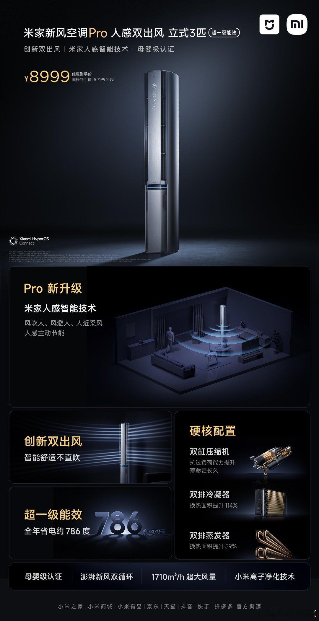 小米的家电现在真的做起来了，去年我给老家装了米家空调，家里人反馈挺好[吃瓜]​