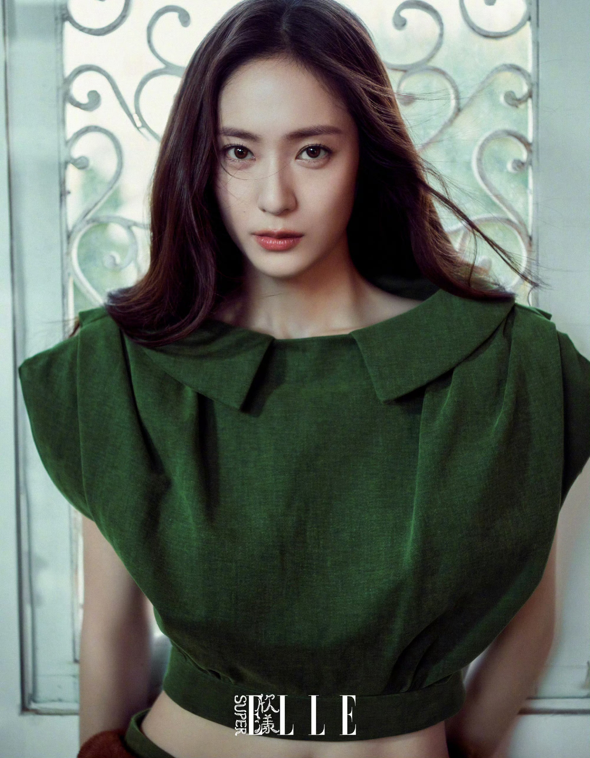 郑秀晶KrystalxSuperELLE九月刊，惊喜迎来Krystal登