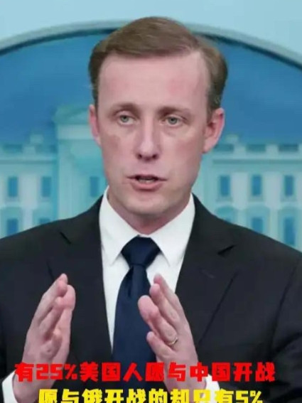 美国的一项民意调查显示，如果美国选择与其中一个国家开战，俄罗斯还是中国？其中25