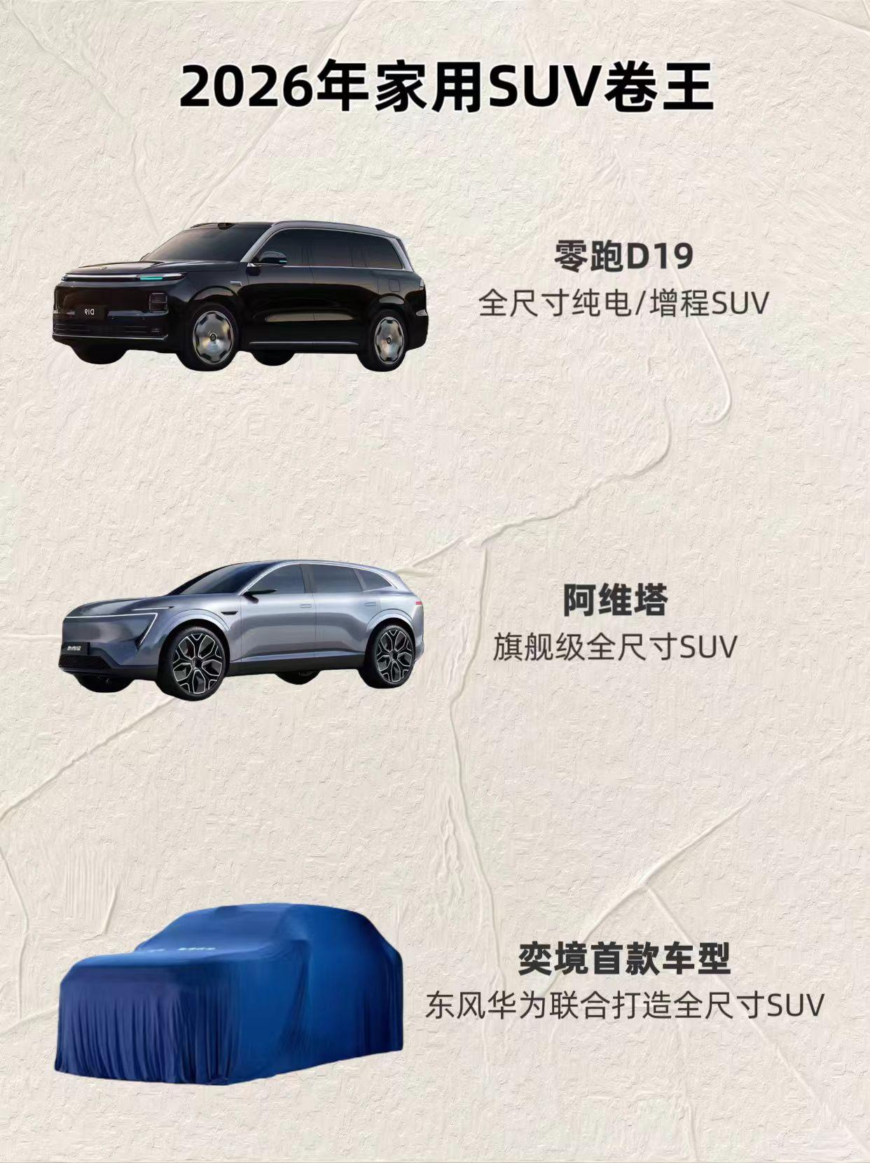 2026年全尺寸SUV赛道迎来硬核上新，多款瞄准家庭出行的高端座驾集中发力，每一